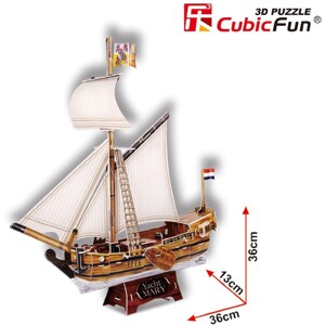 Bộ xếp hình 3D tàu Yacht Mary Cubic Fun T4010H (T4010)