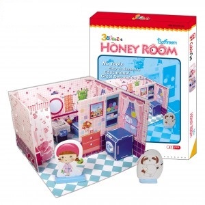 Bộ xếp hình 3D phòng tắm Bathroom Cubic Fun C051-04H