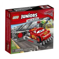 Đồ chơi mô hình Lego Juniors - Khởi đầu đường đua của McQueen 10730 (47 mảnh ghép)