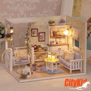 Đồ chơi mô hình nhà gỗ diy Cute Room H-013