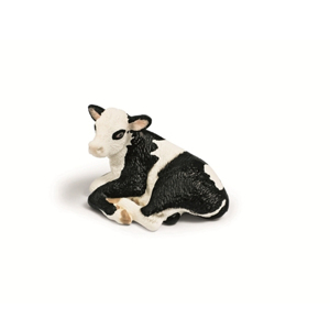 Mô hình Bò sữa con Holstein nằm Schleich 13639