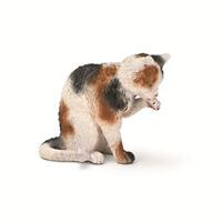 Mô hình Mèo rửa mặt Schleich 13675