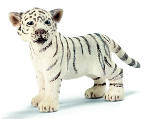 Mô hình Bạch Hổ con đứng Schleich 14384