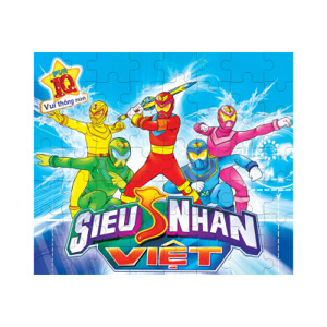 Bộ ghép hình Siêu Nhân màu xanh đậm Puzzle - Phan Thị