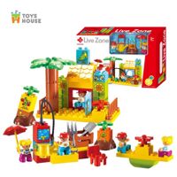 Đồ chơi Smoneo Duplo Lego 55006 - Bộ đồ chơi lắp ghép Nông trại hạnh phúc 48 chi tiết Toyshouse