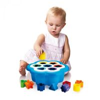 Đồ chơi thả khối nhựa Quercetti Daisy Shape Sorter 0242