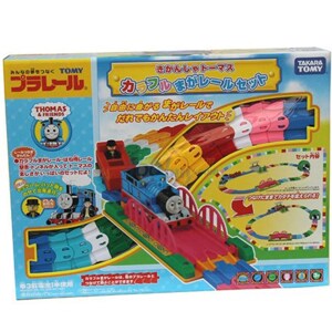 Bộ xếp hình xe lửa Thomas Colorful Rail Set Tomy 334521