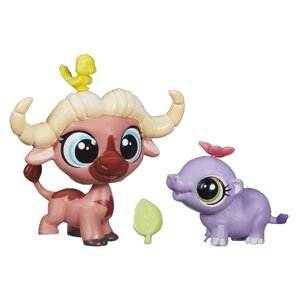 Đồ chơi trâu nước và hà mã Littlest Pet Shop