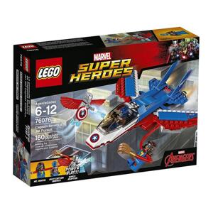 Đồ chơi truy kích bằng máy bay phản lực Lego Super Heroes 76076 (160 chi tiết)