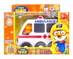 Đồ Chơi Xe Cấp Cứu Pororo Minicar Ambulance PRM210380