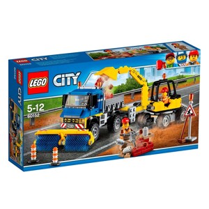 Đồ chơi xe quét đường và xe đào đường LEGO 60152 (299 Mảnh Ghép)