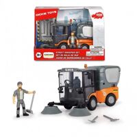 Đồ chơi Xe Vệ Sinh Đường Phố Dickie Toys Playlife-Street Sweeper Set 203833006EFS