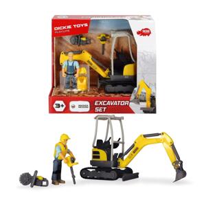 Đồ chơi Xe Xây Dựng Dickie Toys Playlife-Excavator Set 203832005