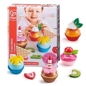 Đồ chơi xếp chồng bánh cupcake HAPE