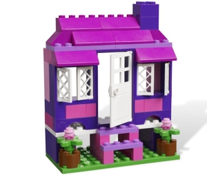 Bộ xếp hình Thùng gạch hồng Lego Duplo 4625