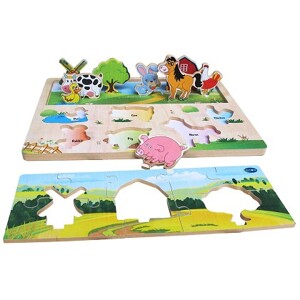 Đồ chơi xếp hình nông trại Winwintoys 68332