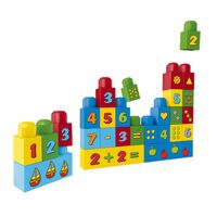 Đồ chơi xếp khối Mega Bloks CYP53 Build N Learn Asst - Túi chữ cái thông minh