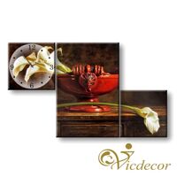 Đồng hồ canvas Loa kèn giản đơn Vicdecor DCV0045