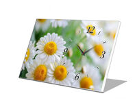 Đồng hồ để bàn Hoa cúc rực rỡ 2 Vicdecor DHB0040