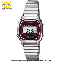 Đồng hồ điện tử nữ dây thép Casio LA670WA-4DF