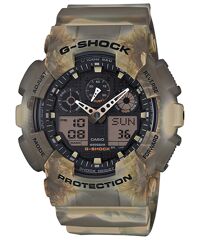 Đồng hồ nam dây cao su Casio G-Shock GA-100MM