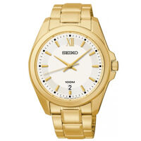 Đồng hồ nam dây thép không gỉ Seiko Quartz SGEG64P1