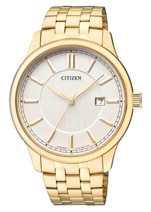 Đồng hồ nam dây thép không gỉ Citizen Quartz BI1052-51A