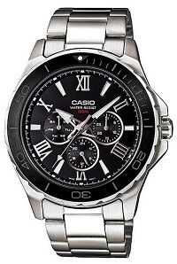 Đồng hồ nam dây thép không gỉ Casio MTD-1075D