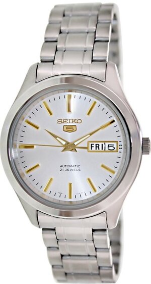 Đồng hồ nam dây thép không gỉ Seiko 5 Automatic SNKM43K1