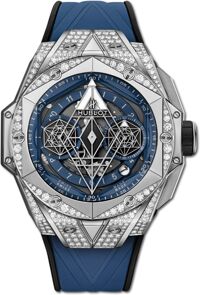 Đồng hồ nam Hublot Big Bang Sang Bleu II Titanium Blue Pavé 418.NX.5107.RX.1604.MXM20