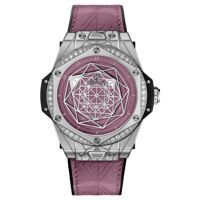 Đồng hồ nam Hublot Big Bang One Click Sang Bleu Steel Pink Diamonds 465.SS.89P7.VR.1204.MXM20