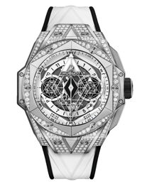 Đồng hồ nam Hublot Big Bang Sang Bleu II Titanium White Pavé 418.NX.2001.RX.1604.MXM20