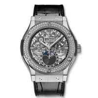 Đồng hồ nam Hublot Classic Fusion Aerofusion Moonphase Titanium 517.NX.0170.LR