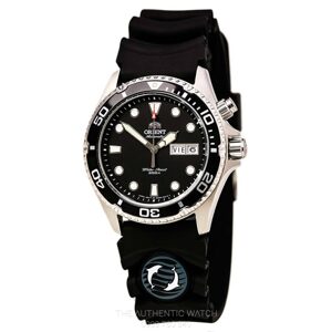 Đồng hồ nam Orient RAY Black EM6500BB Diver Rubber Band