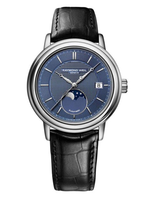 Đồng hồ nam Raymond Weil Maestro Moonphase 2879-STC-50001