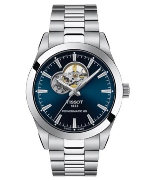 Đồng hồ nam Tissot Gentleman Powermatic 80 Open Heart T127.407.11.041.01