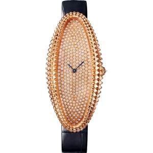 Đồng hồ nữ Cartier Baignoire Allongée WJBA0017 Watch 52 x 23