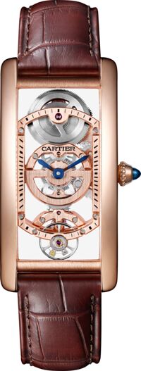 Đồng hồ nữ Cartier Tank WHTA0008 Pink Watch 33.75