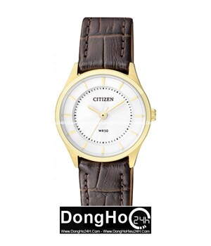 Đồng hồ nữ dây da Citizen ER0202-02A