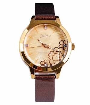 Đồng hồ nữ dây da Julius JA-704