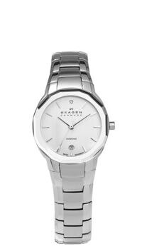 Đồng hồ nữ dây thép chống gỉ Skagen Quartz 822SSXS