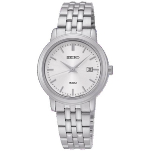 Đồng hồ nữ dây thép không gỉ Seiko Quartz SUR831P1