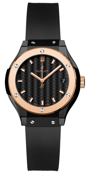 Đồng hồ nữ Hublot Classic Fusion Ceramic King Gold Quartz –