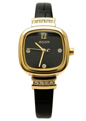 Đồng hồ nữ Julius Dây Da JA-863