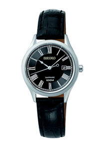 Đồng hồ nữ thép không gỉ Seiko Quartz SXDG23P1