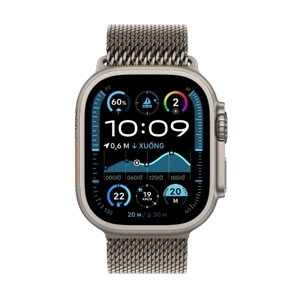 Đồng hồ thông minh Apple Watch Ultra 2 2024 GPS + Cellular - 49mm, viền titanium dây Milanese