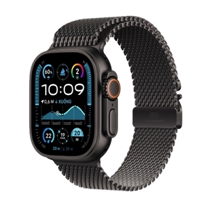 Đồng hồ thông minh Apple Watch Ultra 2 2024 GPS + Cellular - 49mm, viền titanium dây Milanese