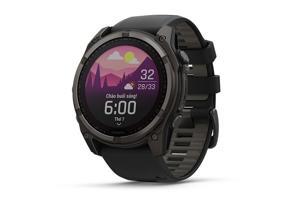 Đồng hồ thông minh Garmin Fenix 8 Sapphire Solar 51mm viền Titanium