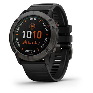 Đồng hồ thông minh Garmin Fenix 6X Titanium Carbon Gray - Titanium Band