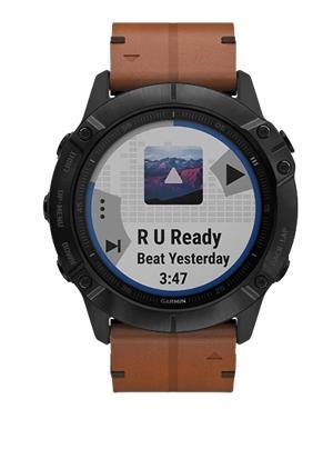 Đồng hồ thông minh Garmin Fenix 6X Sapphire - Dây da